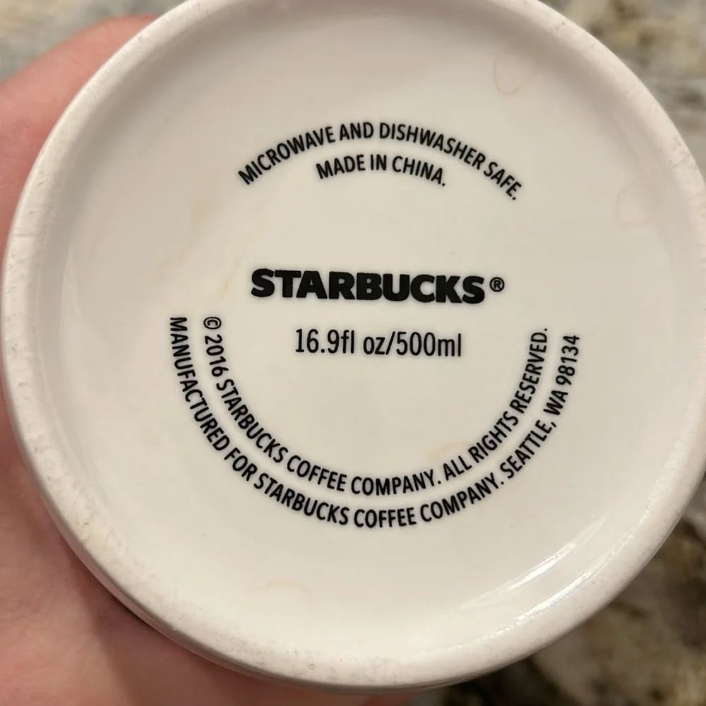 Starbucks •used •microwave